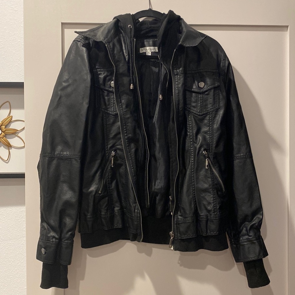 Faux Leather Jacket